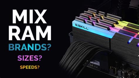 Mixing RAM: Can You Use Different Brands of .